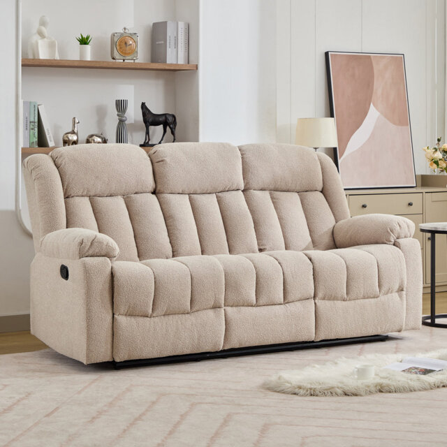 Berroa 3 Seat Recliner Sofa with Central Console