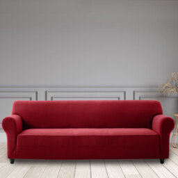 Stretch Sofa Slipcover – Elastic Fitted Spandex Couch Protector - Machine Washable, Anti-Slip, Pet & Kid Friendly - 1-4 Seater Sofa Covers