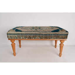 Cotton Upholstered Bench