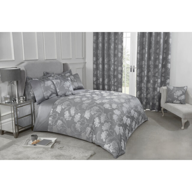 Blossom Satin Floral Bedding with Pillowcases Included