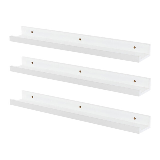 Harbour Housewares - Kids Floating Gallery Bookshelves