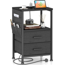 Dhrithi Metal Bedside Table