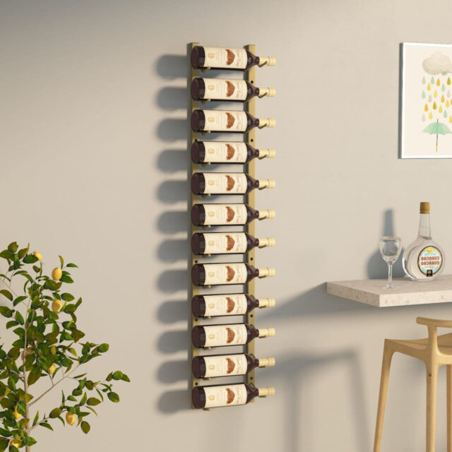 Jerald Wall Mounted Wine Bottle Rack