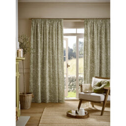Cotton Blend Curtain Panel Pair