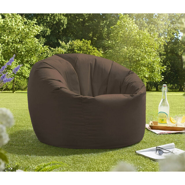 Attenborough Polyester Outdoor Friendly Refillable Bean Bag Chair