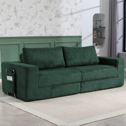 233cm Convertible Sofa Bed 3 Seater Folding Sofa No Assembly Required