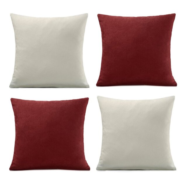 Nalaiyah Velvet Chenille Cushion Covers with Filler Pads