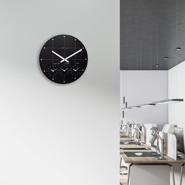 Glass Wall Clock