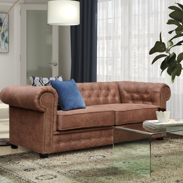 Haverly 3 Seater Chesterfield Sofa Bed