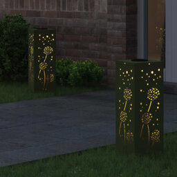 Solar Powered Steel Pathway Light