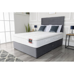 Aspelare Upholstered Divan Bed with Mattress