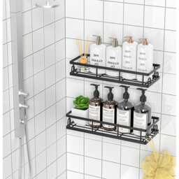 Shower Caddy, Shower Shelf No Drilling, Bathroom Accessory ,2 Pack