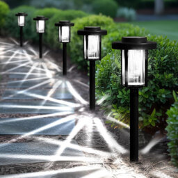Plastic Solar Powered Pathway Light Pack