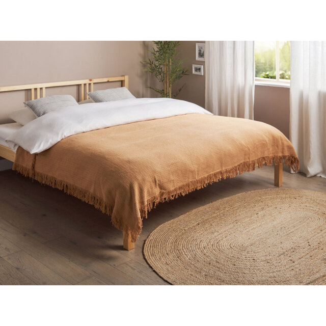 YERBENT Cotton No Pattern Bedspread