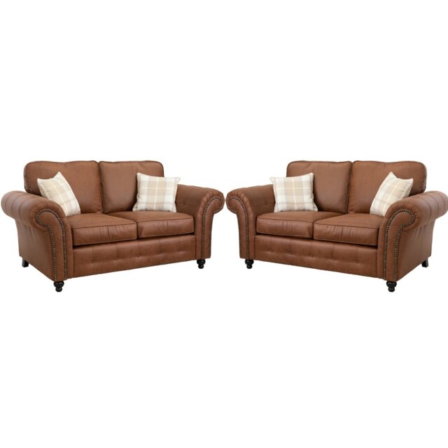 Bodnar 2 - Piece Faux Leather Living Room Set