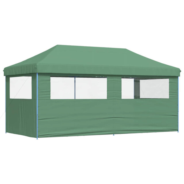 Vidaxl Foldable Tent Pop-Up With 4 Side Walls Outdoor Party Tent Garden Gazebo