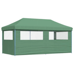 Vidaxl Foldable Tent Pop-Up With 4 Side Walls Outdoor Party Tent Garden Gazebo