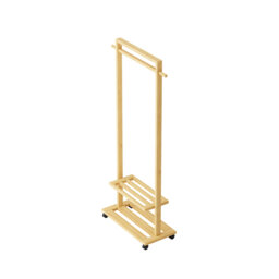 65.5cm Rolling Clothing Rack