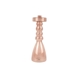 Glass Tabletop Candelabra