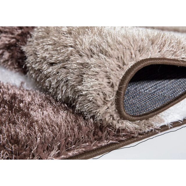 3D Shaggy Rugs Modern Geometric Design Large Area Rugs For Living Room Bedroom Thick Fluffy Floor Mats Small Door Mat_BRWNBG*