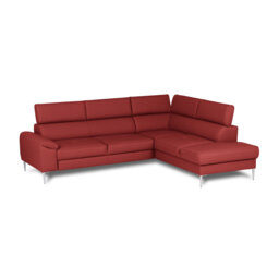 Camden Real Leather Corner Sofa with Pull-Out Bed, Storage & Adjustable Headrests