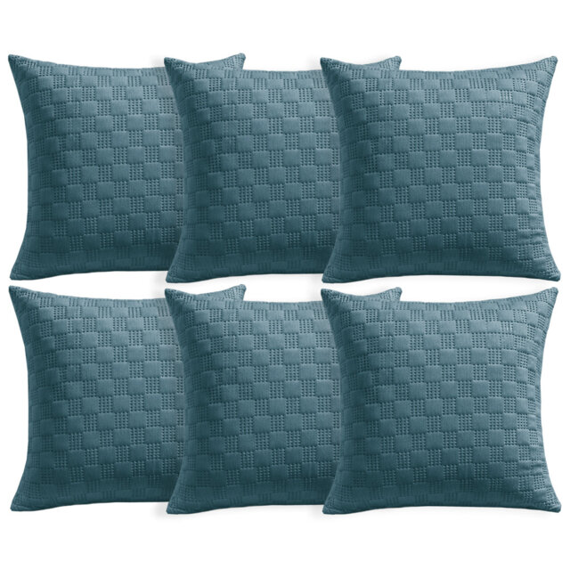 Aspire Homeware Embossed Square Velvet Cushion Covers
