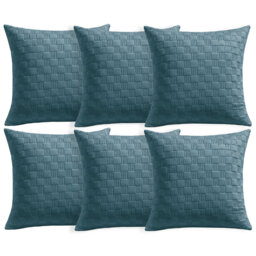 Aspire Homeware Embossed Square Velvet Cushion Covers