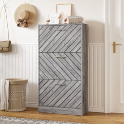 24 Pair Shoe Storage Cabinet