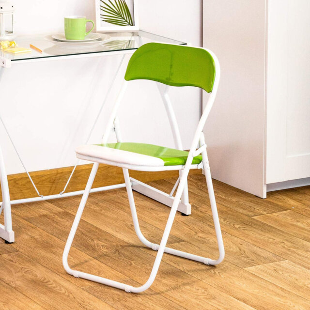 Metal Frame Foldable Desk Chair