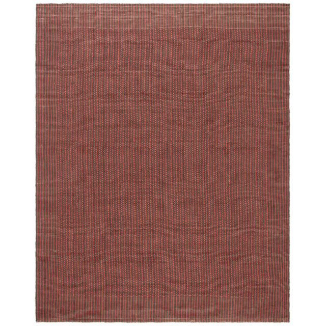 Natural Fiber Zana Handwoven Area Rug in Brown & Rust