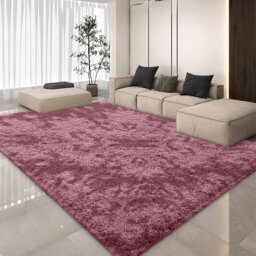 Luxury Plush Shaggy Area Rug & Runner, Soft Deep-Pile Non-Slip Living Room Carpet