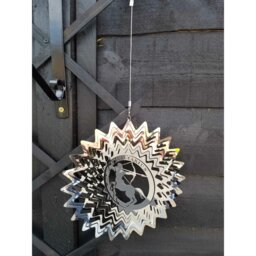 Khia Astrology & Stars Weather Resistant UV Resistant Metal Garden Statue