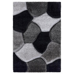 Abellas-Bauzo Geometric Shag Indoor / Outdoor Area Rug