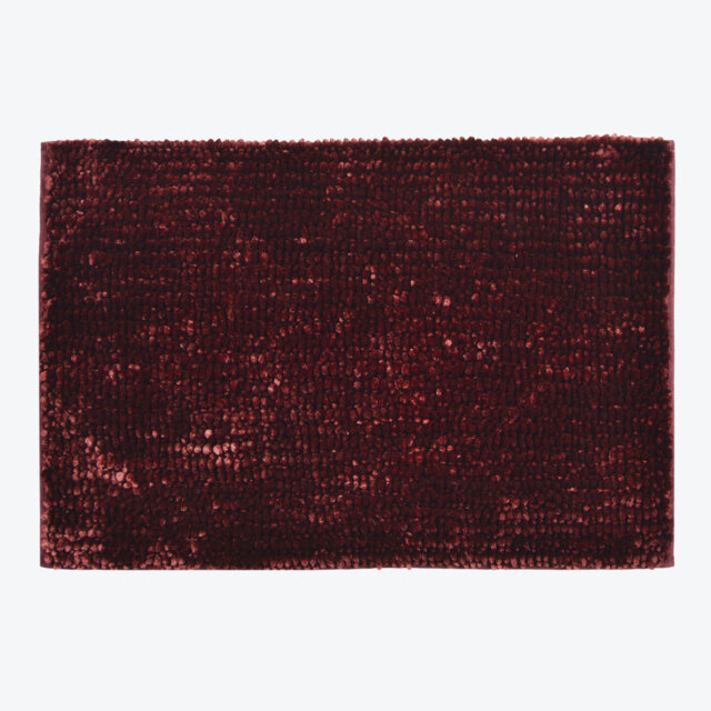 Margot Velvet Chenille Bobble Bath Mat