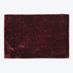Margot Velvet Chenille Bobble Bath Mat