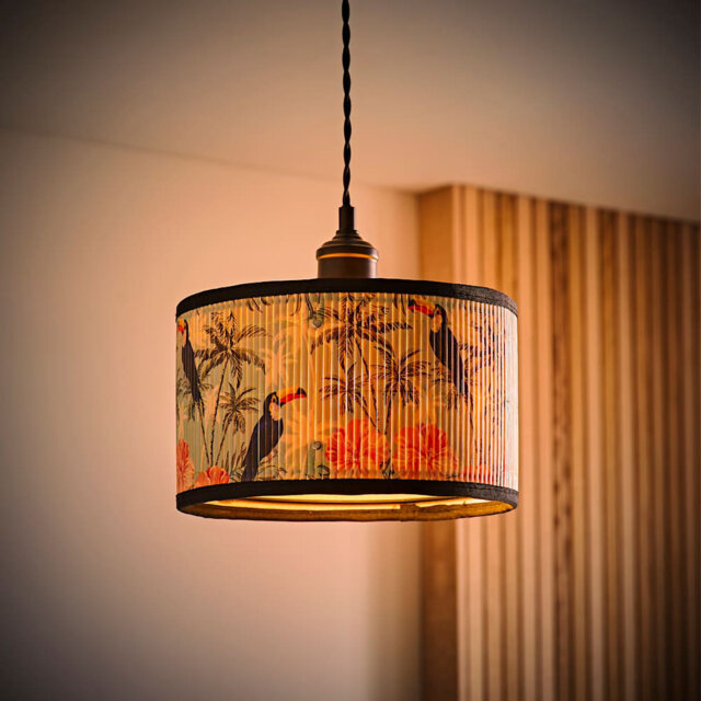 Anif Bamboo Drum Lamp Shade ( Slip-On )