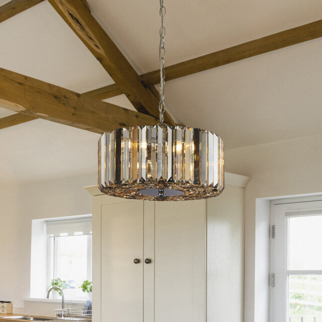 Virgie 5-Light Drum Chandelier