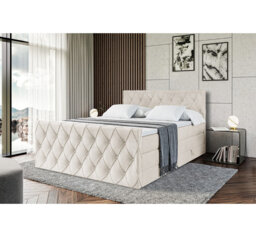 Upholstered Bed with Mattress
