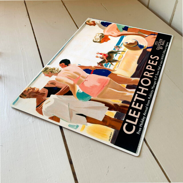 Cleethorpes It's Quicker by Rail Wall Décor
