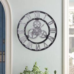 European Roman Gear Mute Wall Clock