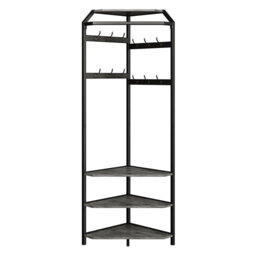 Metal Freestanding 1 - Hook Coat Rack