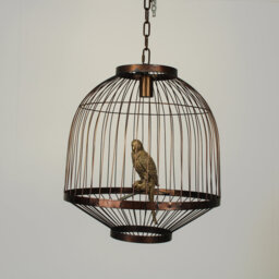 Pawhuska 52Cm Aluminium Dome Top Hanging Bird Cage with Stand