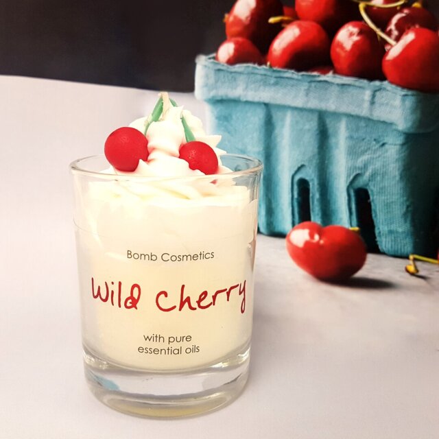 Wild Cherry Scented Jar Candle