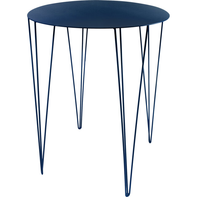 Tannum Round Metal Outdoor Bistro Table, 75cm H x 60cm W x 60cm D