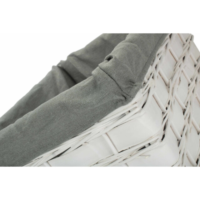 Wicker Lined Scandi Style Storage Basket