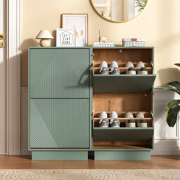 8 Pair Flip Down Shoe Storage