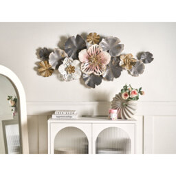 Wall Decor Flower MOLYBDENIUM Metal 60 cm Multicolour