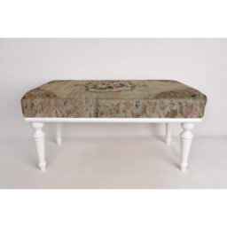 Cotton Upholstered Bench