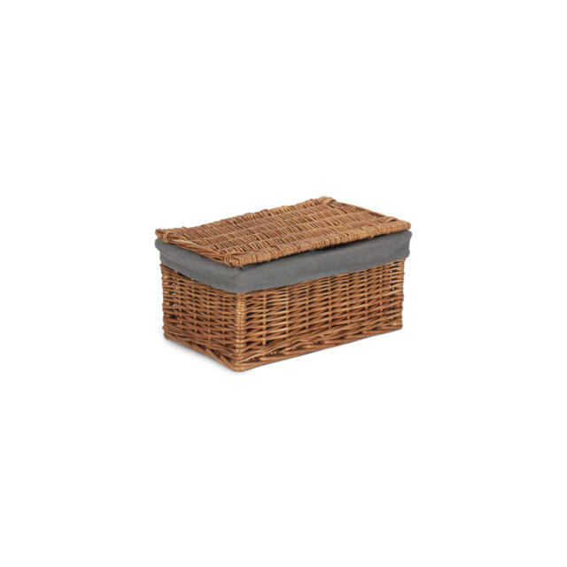 Wicker Storage Basket Hamper with Lining