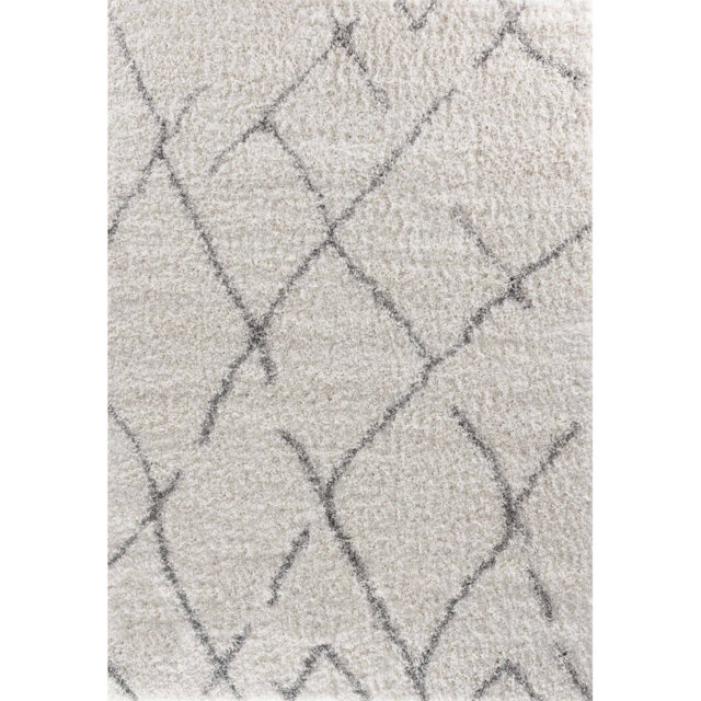 Tehama Shaggy Light Cream Indoor/Outdoor Rug